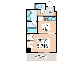 間取図 ラミューズコート