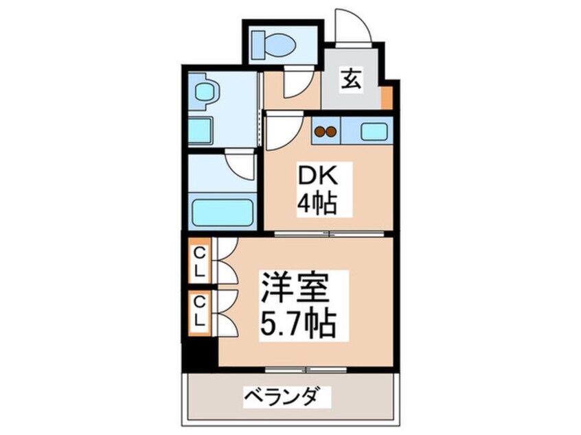 間取図 ラミューズコート