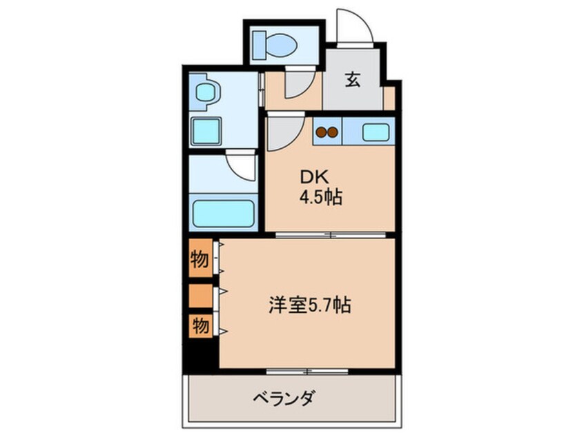 間取図 ラミューズコート