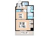 ラミューズコート 1DKの間取り