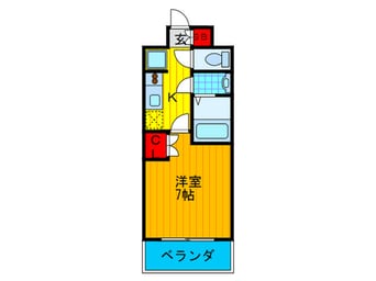 間取図 メロディア新北野