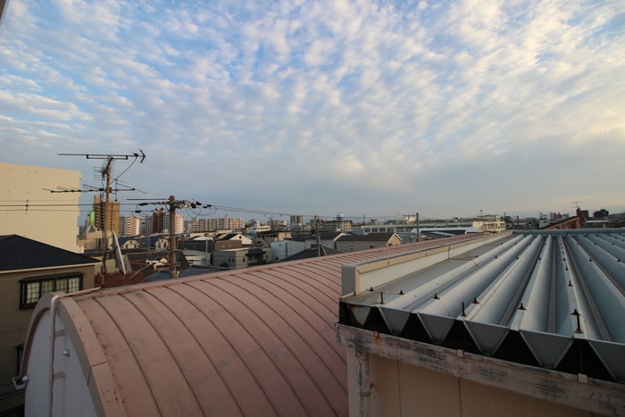 室内からの展望 パ－ルハイム針中野