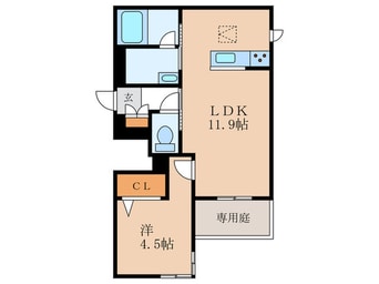 間取図 カルハート桂