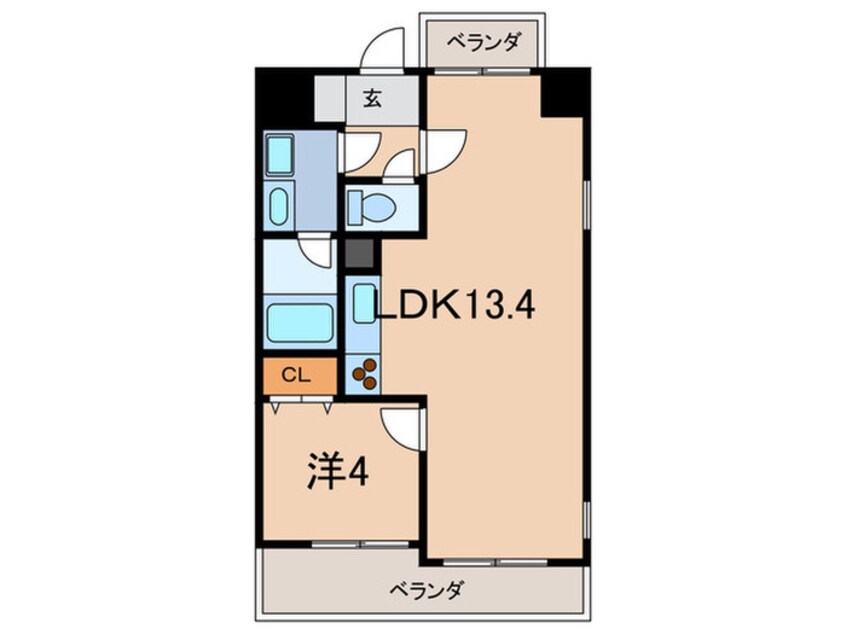 間取図 ワコーレヴィータ王子公園