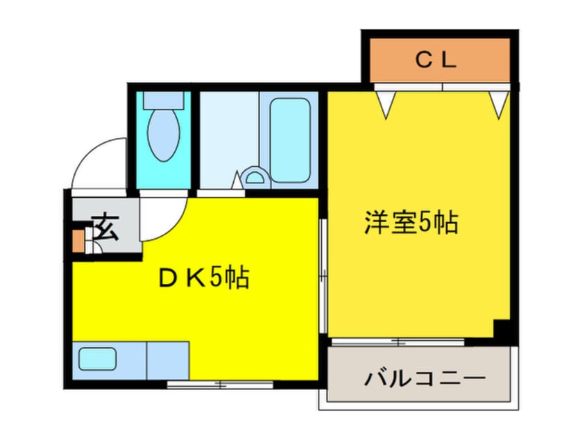 間取図 フレッシュハイツ諸福