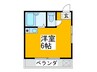 メゾン竹ノ内 1Rの間取り