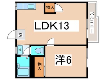 間取図 メゾンファミールB棟