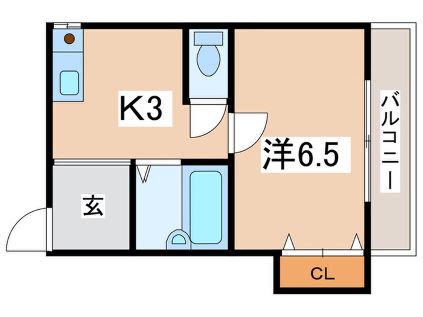 間取図 コ－ポなでしこ