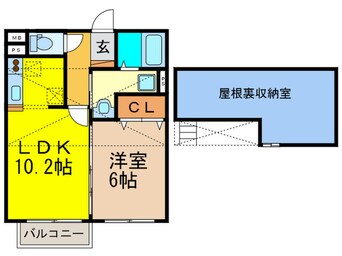 間取図 リヴェ－ル　ヴィラ