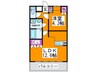 Ｇｒａｃｅ　ｈｉｌｌ　Ａｒｔ 1LDKの間取り