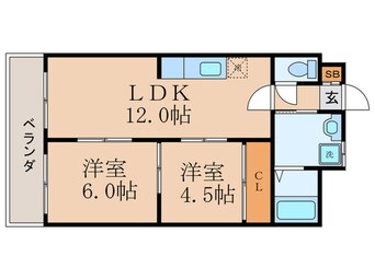 間取図 ベルテラス山科