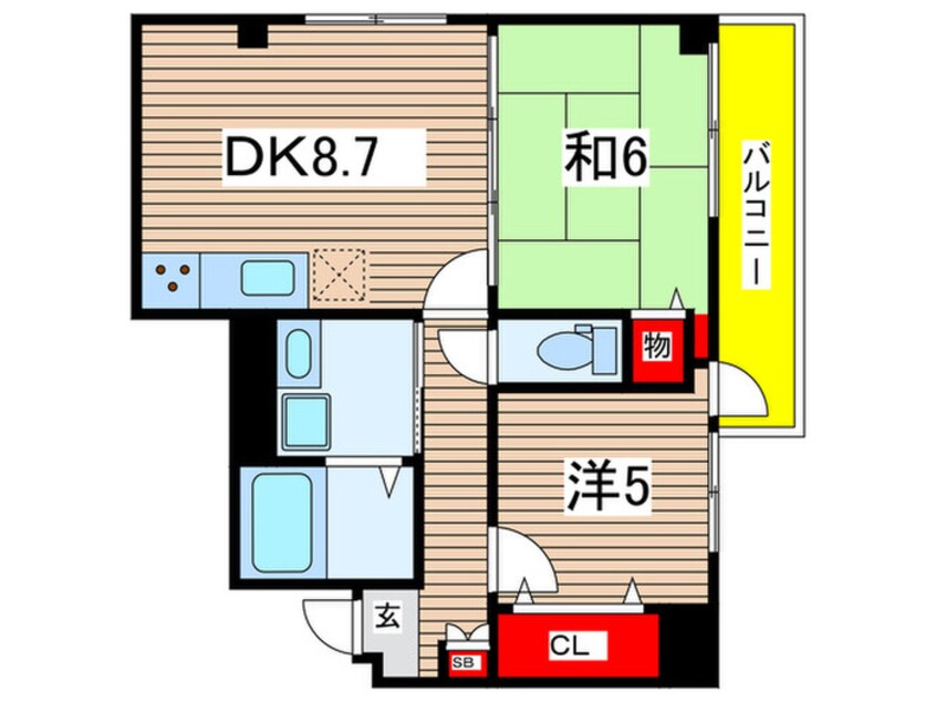 間取図 シロハイヌ水堂