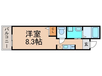 間取図 仮)中京区橋東詰町M新築