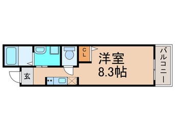 間取図 仮)中京区橋東詰町M新築