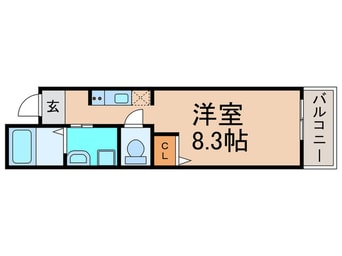間取図 仮)中京区橋東詰町M新築