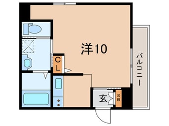 間取図 Ｌｅ　ＣＩＮＱ　岡本
