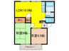 センチュリーハイツ 2LDKの間取り