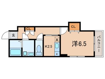 間取図 アグローリ駒ヶ林