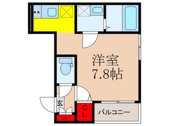 間取図 メシル新大阪