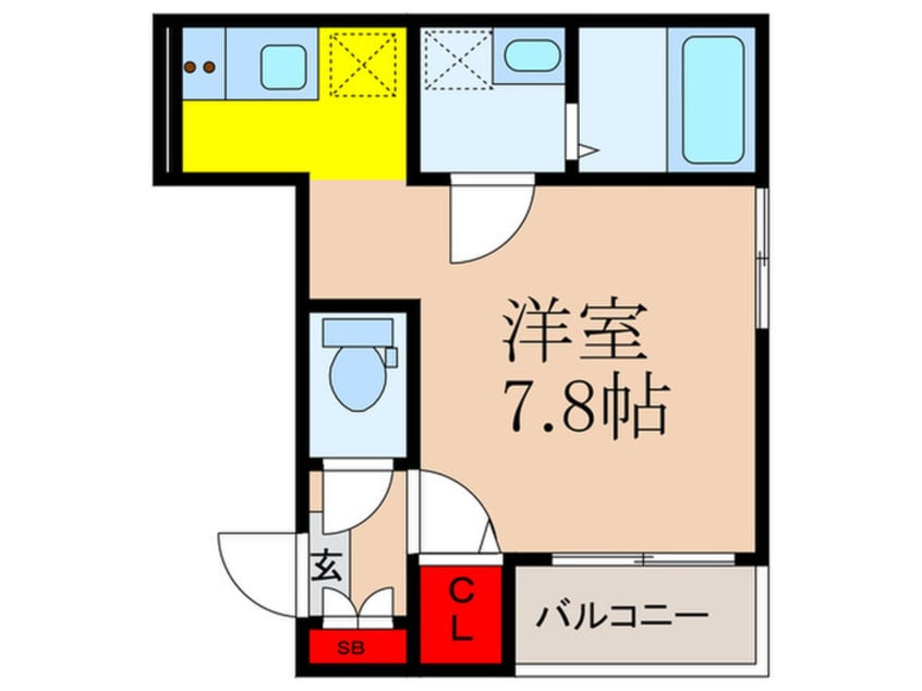 間取図 メシル新大阪