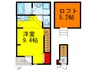 あんしん＋新池島 1Rの間取り