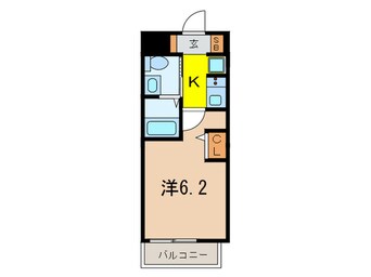 間取図 ｴｽﾃﾑﾌﾟﾗｻﾞ神戸三宮ﾙｸｼｱ(1511)