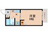 メゾン花泉 1Kの間取り