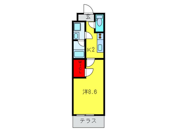 間取り図 フジパレス北清水町Ⅱ番館