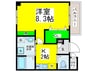 Adatto 1Kの間取り