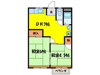 間取図 トップヒルコ－ト