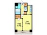Allie鴻池元町 1LDKの間取り