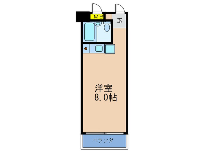 間取図 ローラン南森町