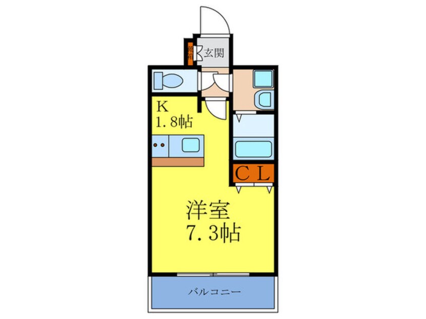 間取図 プレサンス祇園宮川町(202)