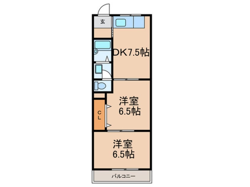 間取図 星ヶ丘アパートメント