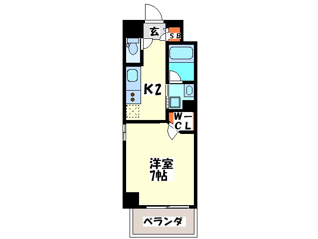 間取り図 アーバネックス四ツ橋