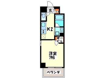 間取図 アーバネックス四ツ橋