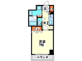 間取図 アーバネックス四ツ橋