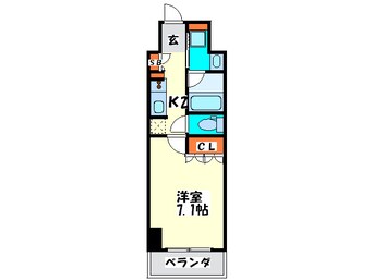 間取図 アーバネックス四ツ橋