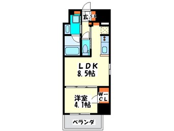 間取図 アーバネックス四ツ橋