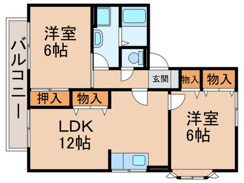 間取図 レジェンド西浦
