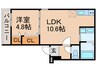 フジパレス千里山 1LDKの間取り