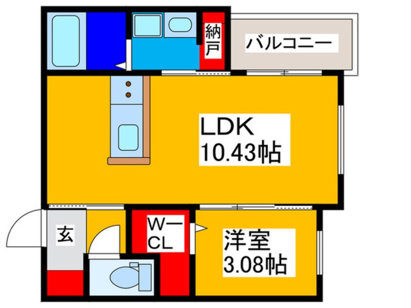 間取図 REGALEST初芝駅