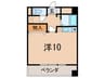 ｴｸｼ-ﾄﾞ武庫之荘Ⅱ 1Rの間取り