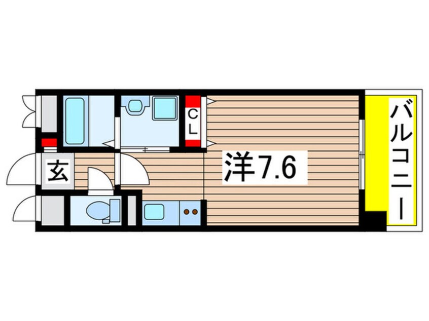 間取図 ｴｸｼ-ﾄﾞ武庫之荘Ⅱ