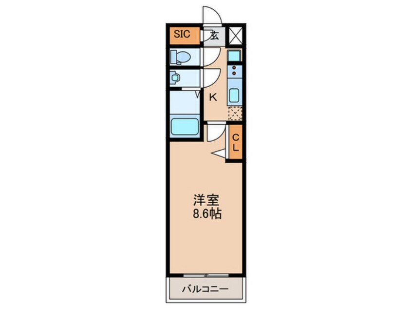 間取図 Ｊ－ＡＲＣ天王寺ＥＡＳＴ