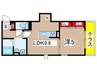 LuSole嵐山 1LDKの間取り