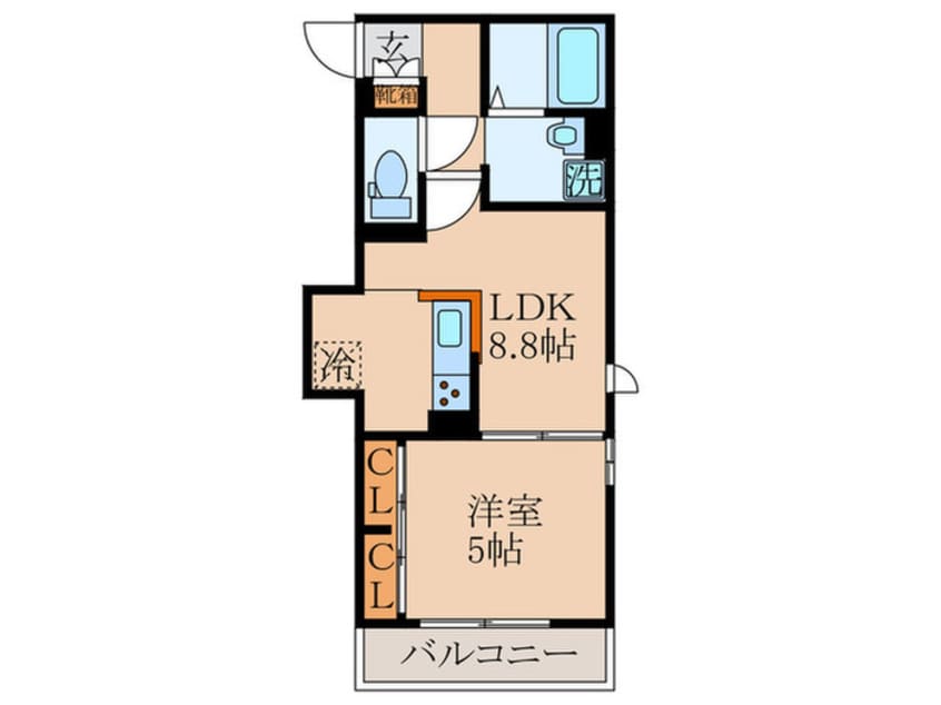 間取図 LuSole嵐山