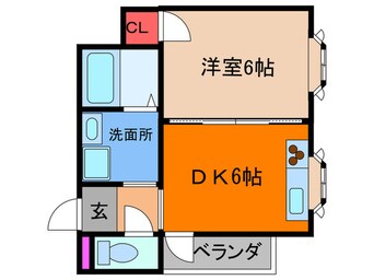 間取図 ツカサロイヤルハイツ瓢箪山