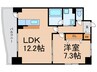 綾小路パレス 1LDKの間取り