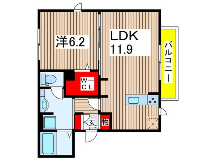 間取図 カーサコモドⅤ